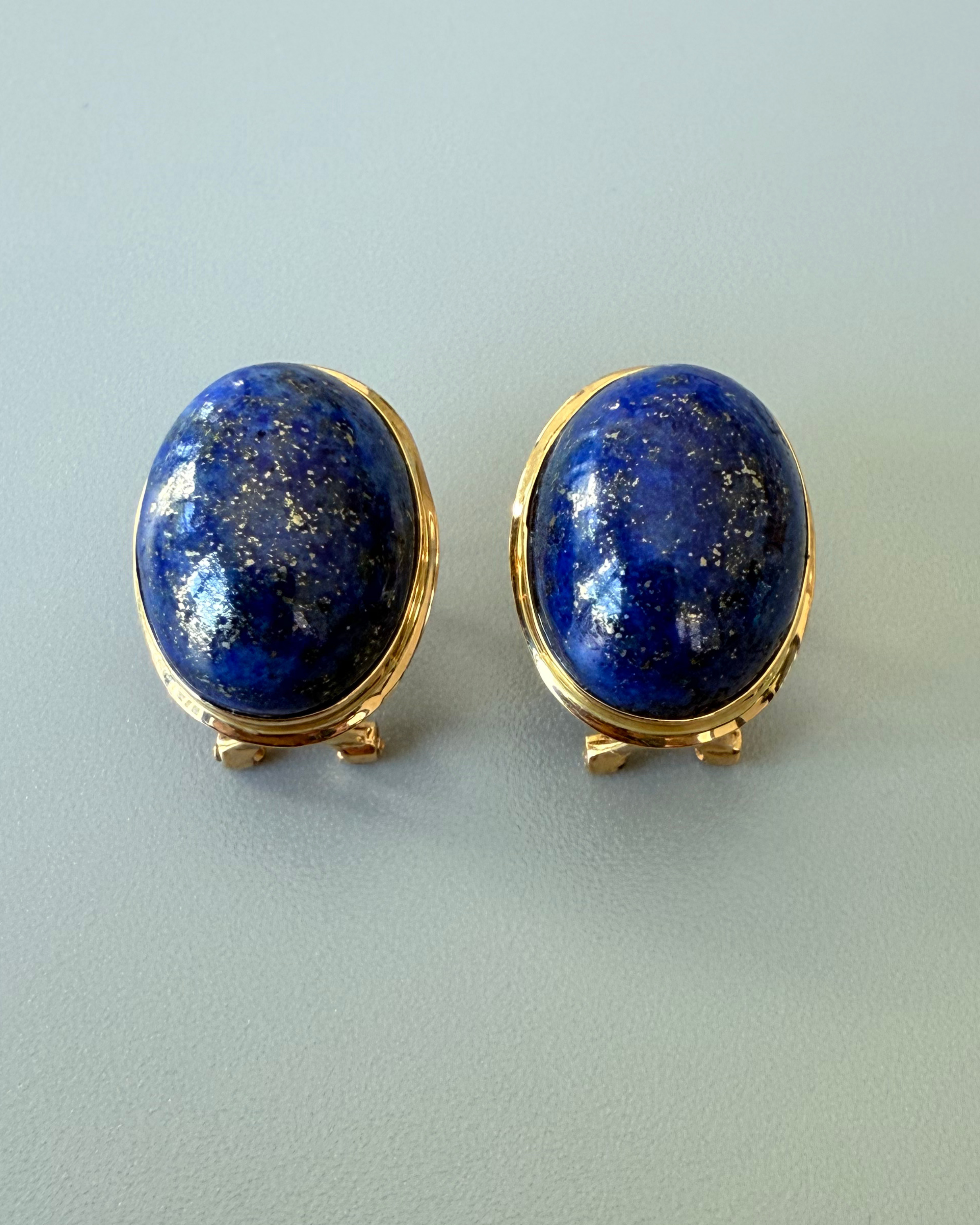 Vintage Lapis Earrings