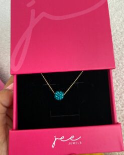 Blue Ball Necklace