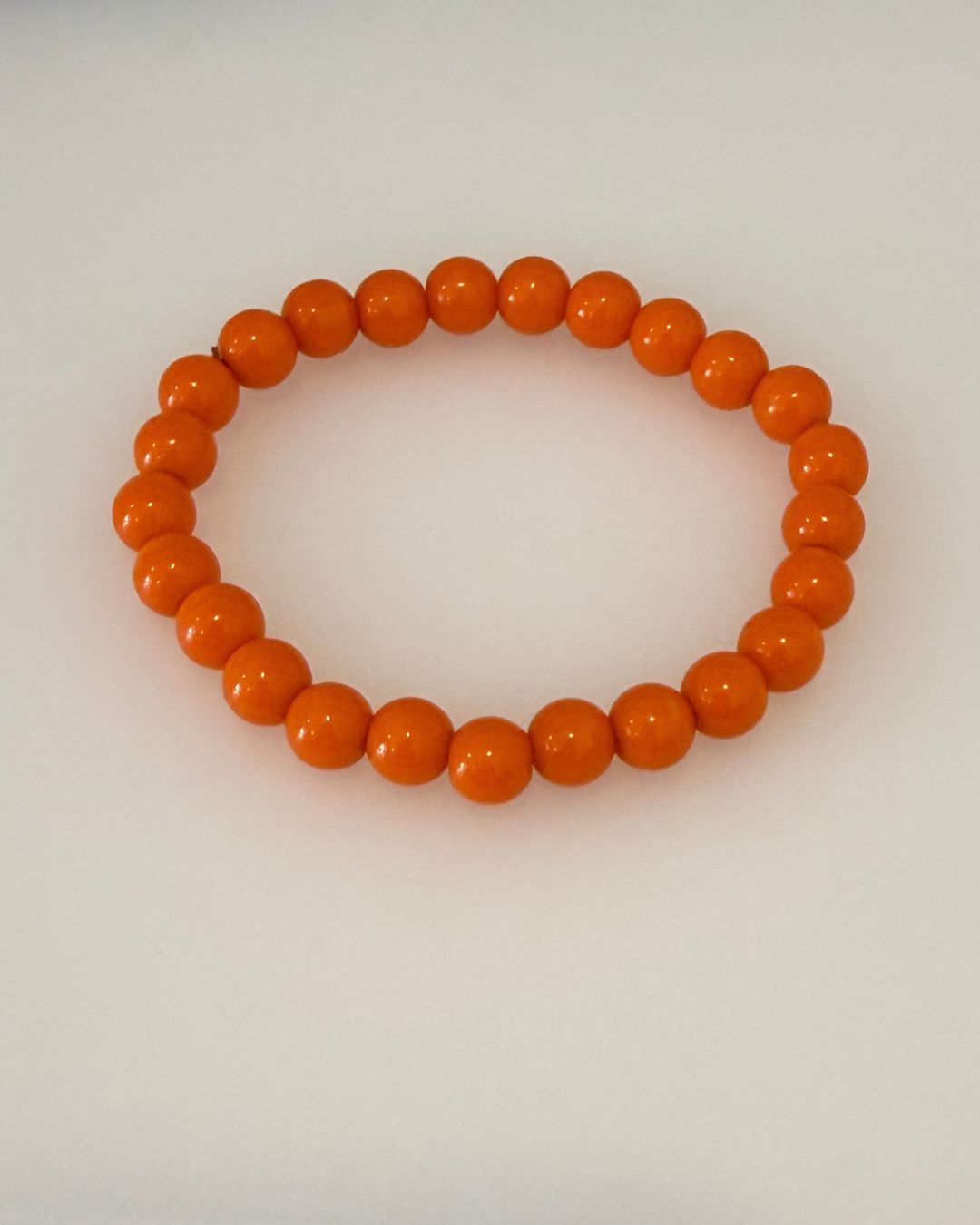 PRE-OWNED Orange Beads Bracelet