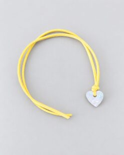 Mini Heart Car Pendant (Yellow)