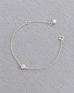 Natural Diamond Bracelet (White)