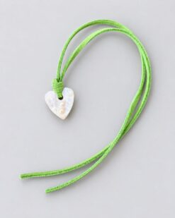 Mini Heart Car Pendant (Green)