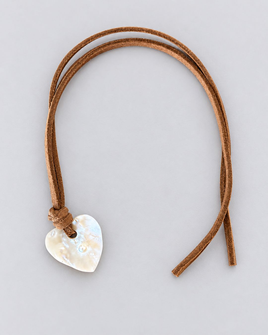 Mini Heart Car Pendant (Brown)