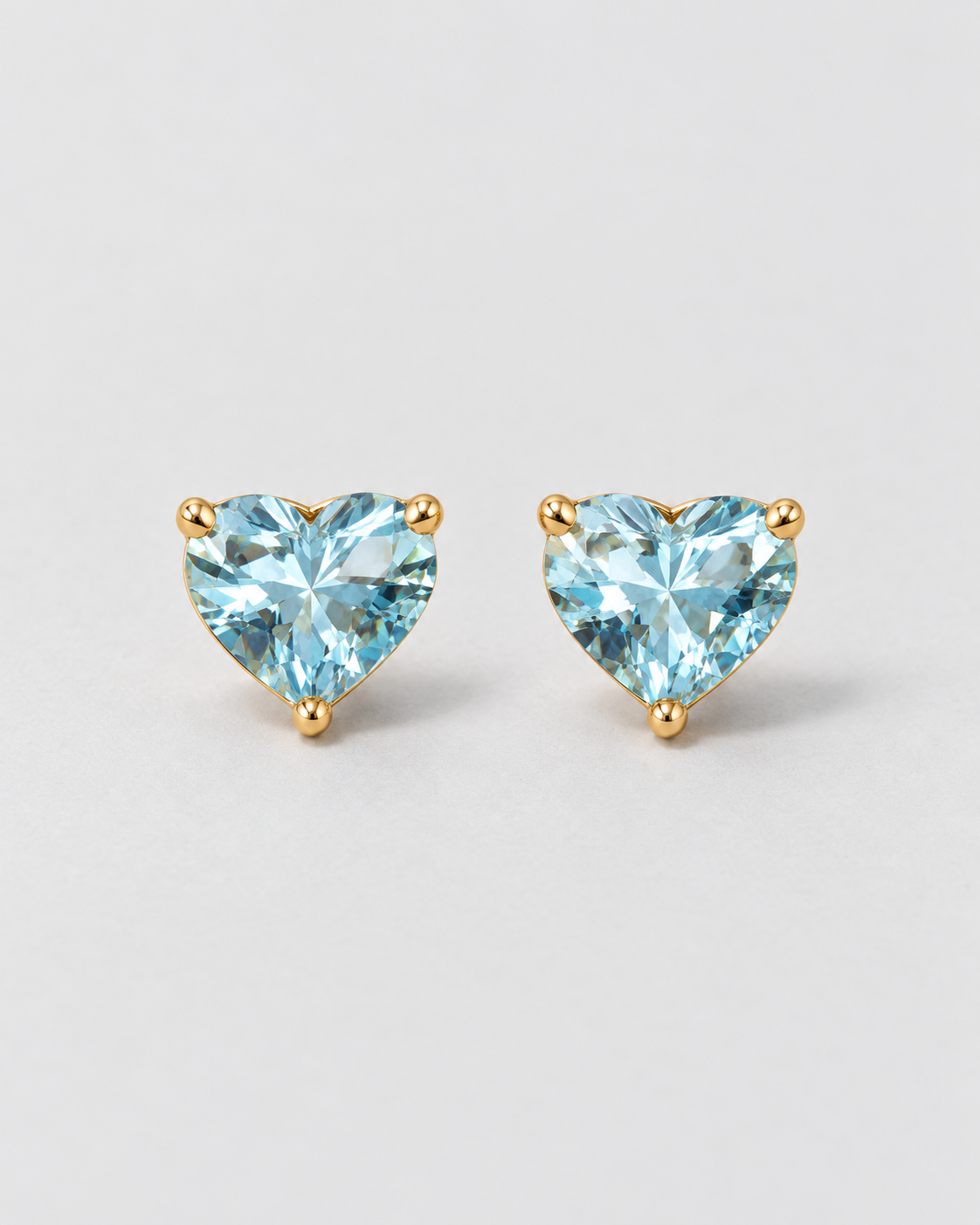 Purple Heart Earrings (Topaz)